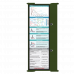 WhiteCoat Clipboard® Trifold - Army Green Cardiology Edition